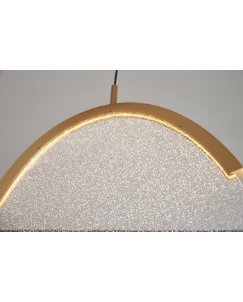 OASIS * LÁMPARA LED 54W ORO - 4 COLGANTES - DIMABLE TRIAC